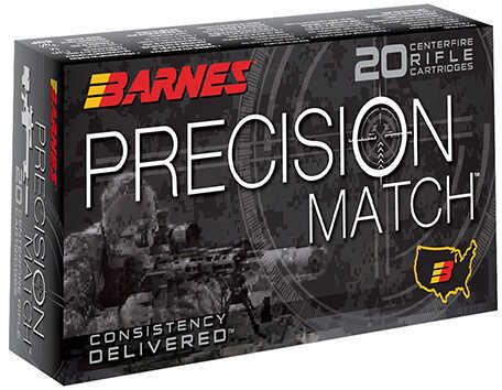 6.5 Creedmoor 20 Rounds Ammunition Barnes 140 Grain Open Tip Match