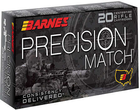 260 Remington 20 Rounds Ammunition Barnes 140 Grain Open Tip Match