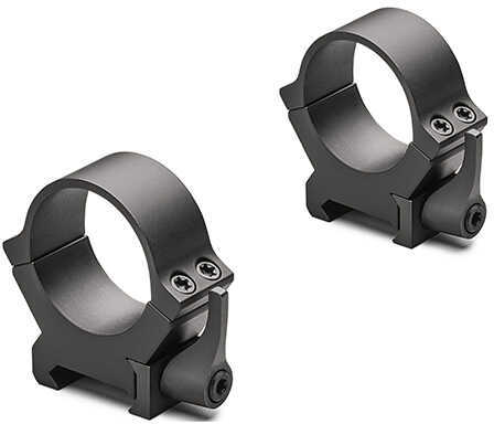 Click to see larger image. QRW2 Quick-Release Weaver-Style Rings 30mm Tube Diameter, High Height, Matte Black