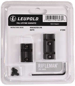 Leupold Rifleman 2 Piece Scope Base, Weaver-Style Winchester XPR, Matte Black