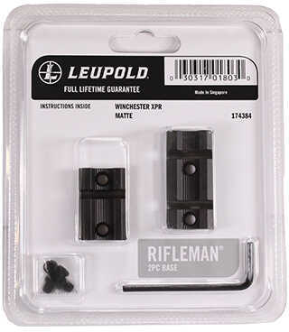 Click to see larger image. Leupold Rifleman 2 Piece Scope Base, Weaver-Style Winchester XPR, Matte Black