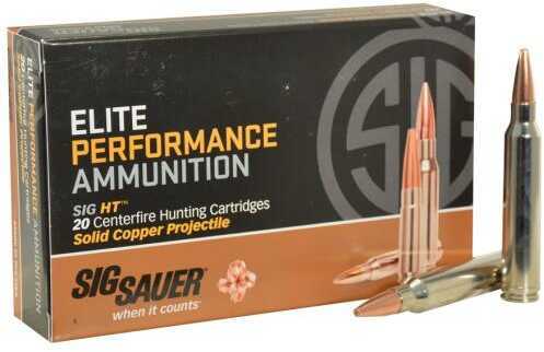 300 Winchester Magnum 20 Rounds Ammunition Sig Sauer 165 Grain Lead Free