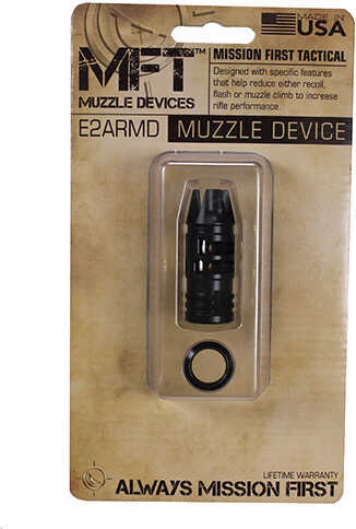 Click to see larger image. Mission First Tactical E-VolV AR15 Muzzle Device 3 Pring Ported, Black