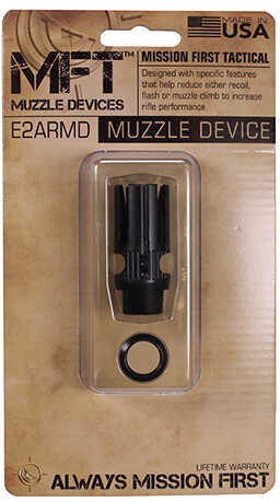 E-VolV AR15 Muzzle Device 4 Prng Side Port, Black