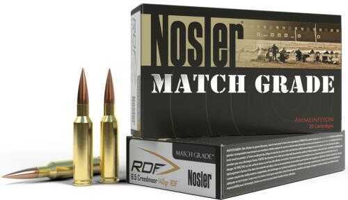 <span style="font-weight:bolder; ">6.5</span> <span style="font-weight:bolder; ">Creedmoor</span> 20 Rounds Ammunition Nosler 140 Grain Jacketed Hollow Point