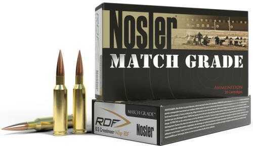 6.5 Creedmoor 20 Rounds Ammunition Nosler 140 Grain Jacketed Hollow Point