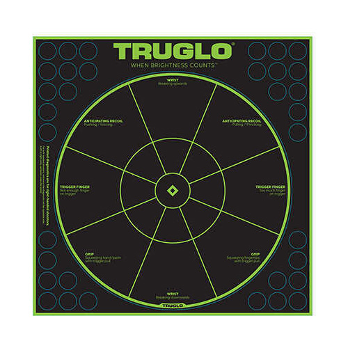 Tru See Reactive Target 12"x12", Package of 6 Md: TG15A6