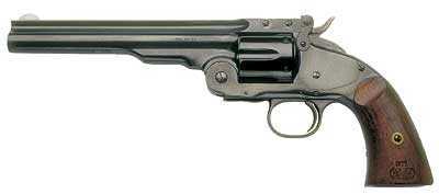 Cimarron Model 3 Schofield Single Action Revolver 45 Colt 7" Barrel 6 Round Fixed Sights CA850