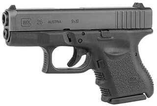 Glock 26 Sub Compact 9mm Luger 3.46" Barrel 10 Round Semi Automatic Pistol PN2650701H