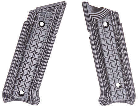 G-10 Tactical Pistol Grips Ruger Mark IV, Gray/Black, Grappler