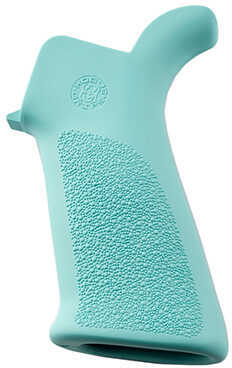 AR-15/M-16 Rubber Grip with No Finger Grooves, Aqua