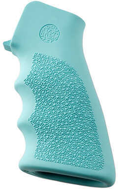 AR-15 Rubber Grip with Finger Grooves, Aqua
