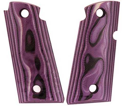 Hogue Kimber Micro .380 Ambi Safety Grips Smooth, G10, G-Mascus,, Purple Lava