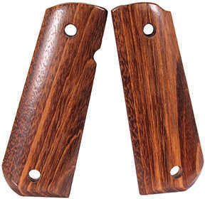 Hogue 1911 Government Grips Round Heel, Ambidextrous Safety Cut, Smooth, Goncalo