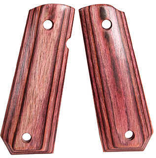 Hogue 1911 Government Grips Bobtail, Ambidextrous Safety Cut, Smooth, Rosewood Laminate