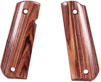 Hogue 1911 Government Grips Bobtail, Ambidextrous Safety Cut, Smooth, Kingwood