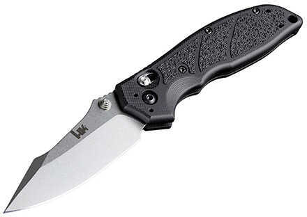 Hogue HK Exemplar 3.25" Pivot Lock Folder Clip Point Tumbled Finish G10 Scales, Solid Black
