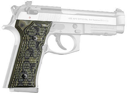 Hogue Beretta M9A3 Vertec Panels Piranha G10, G-Mascus, Green