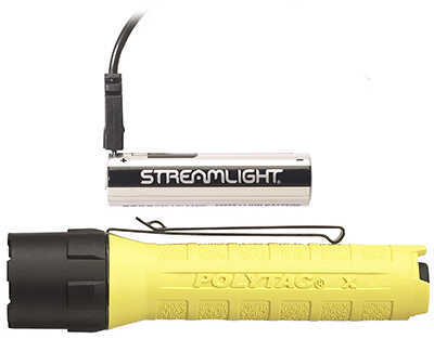 Streamlight PolyTac X USB Flashlight Yellow, Clam Package