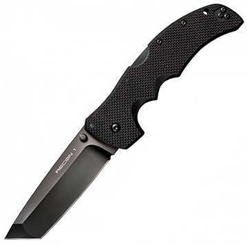Cold Steel XHP Recon 1 Folding Pocket Knife 4" Tanto Point CPM S35VN Stainless Blade G-10 Handle Black