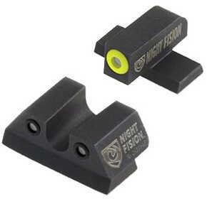 Night Fision Perfect Dot Sight Set Sauer .40 S&W & .45 ACP Caliber P-Series Front Square Rear Yellow
