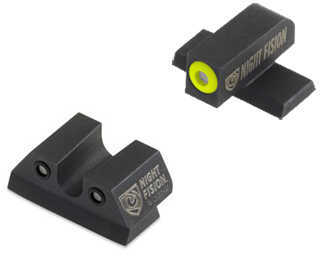 Night Fision Perfect Dot Sight Set Sauer .40 S&W & .45 ACP Caliber P-Series Front U Rear Yellow with