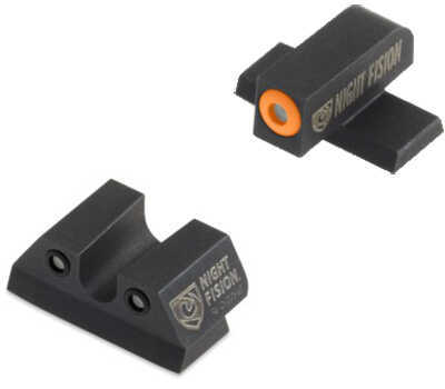 Night Fision Perfect Dot Sight Set Sauer .40 S&W & .45 ACP Caliber P-Series Front Square Rear Orange