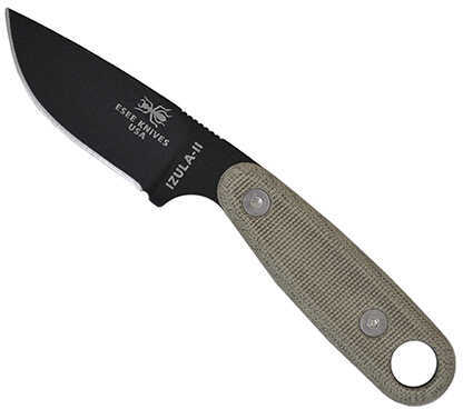 Esee Knives Neck Knife Fixed 2.875" Blade, Micarta Handles, Sheath, Complete Survival Kit