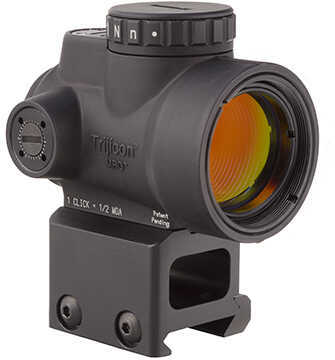 Trijicon Miniature Rifle Optic (MRO) Sight 2.0 MOA Adjustable Green Dot with Lower 1/3 Co-Witness Mount, Matte Black