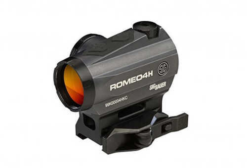 Sig Sauer Romeo4H Compact Red-Dot Sight 1x20mm Green Horseshoe .5 MOA Dot Black