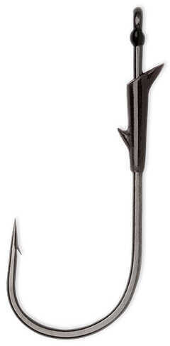 VMC Flippin Hook #1/0 Size Black/Nickel Package of 5