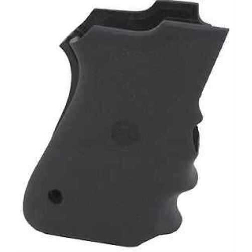 Hogue Grips Rubber Black W/Finger Grooves Double Stack Mags Wraparound S&W Compact 9mm 69000