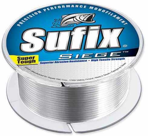 Sufix Siege Line 30 lbs Tested, 0.022" Diameter, 250 Yards , Clear