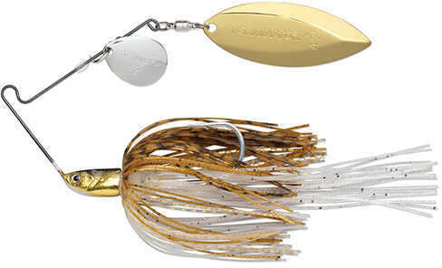 Terminator T-1 Original Titanium Spinnerbait 3/4 oz, Willow/Willow Blade (Nickel/Gold), Gold Shiner, Per 1