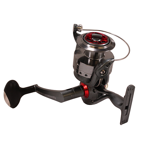 Zebco / Quantum Optix Spinning Reel Size 60 4.9:1 Gear Ratio 37" Retrieve Rate Bearings Ambidextrous