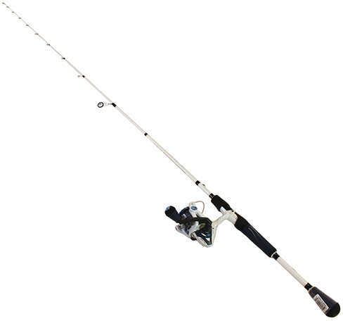 Lews Fishing Mach Inshore Speed Spin Spinning 1 Piece Combo 6.2:1 Gear Ratio, 35" Retrieve Rate, 7' Length, Medium Power