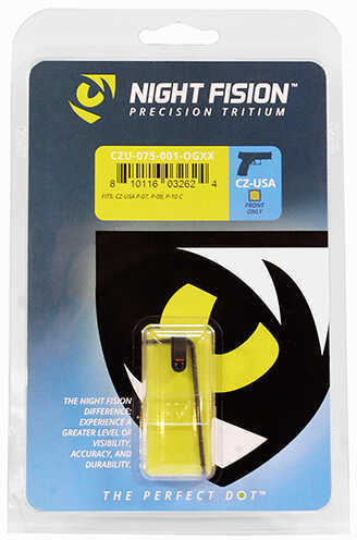 Night Fision Perfect Dot Tritium Sights CZ-USA P-07 & P-09 P-10 Front Only Orange