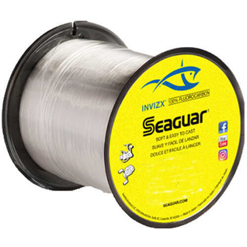 Seaguar InvizX Freshwater Fluorocarbon Line 600 Yards 6 lbs Tested .008" Diameter Virtually invisible