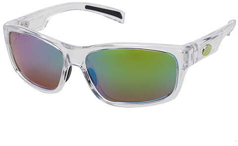 Strike King Lures Jordan Lee Pro Series Sunglasses Shinny Crystal Clear Frame, Amber Lens