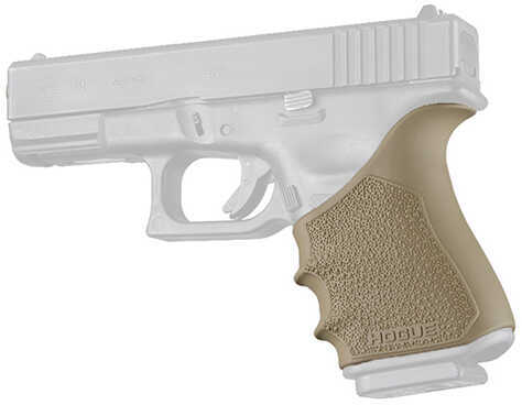 Hogue HandAll Beavertail Grip Sleeve Flat Dark Earth Fits Glock 19 23 25 32 38 Gen 3-4 17043