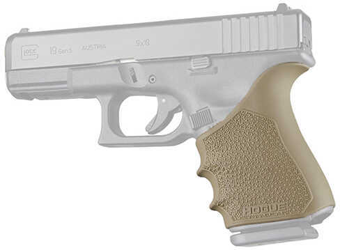 Hogue HandAll Beavertail Grip Sleeve Flat Dark Earth Fits Glock 19 23 32 38 Gen 1-2-5 17053