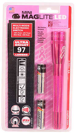 Maglite Mini LED / National Breast Cancer Foundation 3 Cell AA Pink Blister