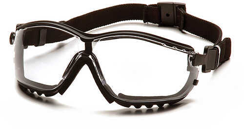 Pyramex Safety Products Clear Anti-Fog Goggles Black