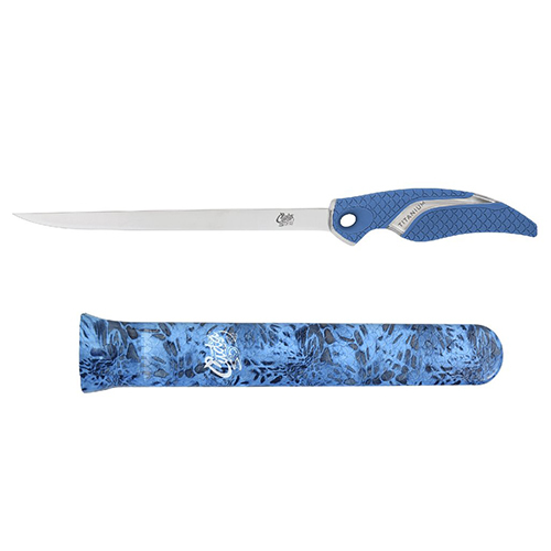 Cuda Brand Fishing Products 9" Titanium Bonded Flex Fillet Knife with Sheath