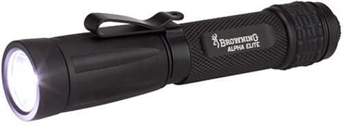 Browning Alpha Elite Rechargeable Flashlight 1AA, Black Model: 3711250
