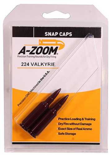 A-Zoom Rifle Metal Snap Caps .224 Valkryie, Package of 2