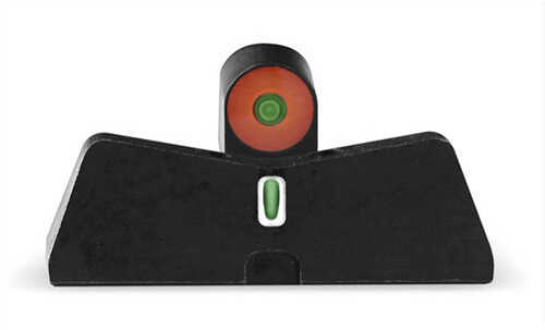 XS Sights DXT2 Big Dot Tritium Front White Stripe Express Rear Fits S&W M&P 380 SHIELD EZ Green with Orange Outline SW-0