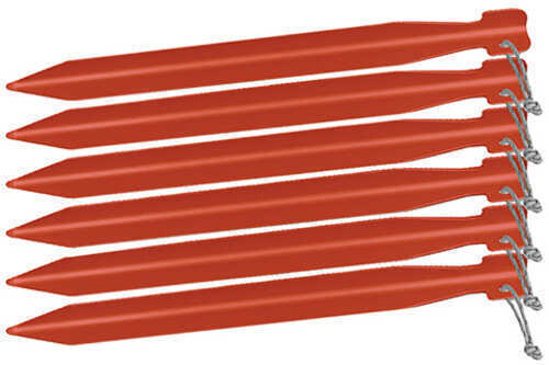 Big Agnes Tent Stakes 8", Red, Package of 6