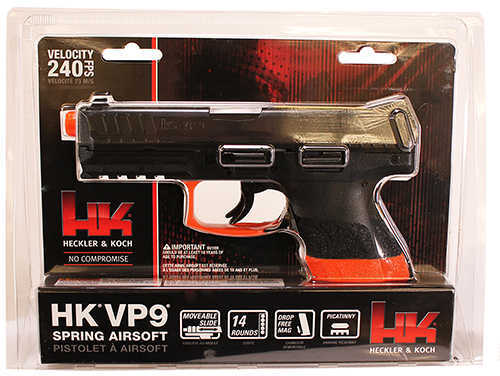 Umarex USA H&K Replica Airsoft Spring Power 6mm, 14 Rounds, Black