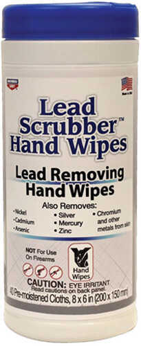 Birchwood Casey Lead Scrubber Hand Wipe Towels, Per 40